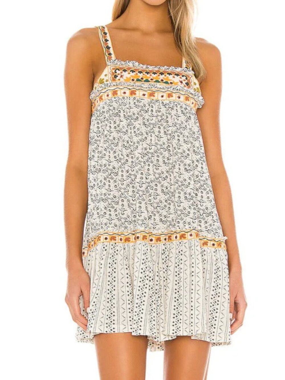 Free People Borderline Tank Dress, Size XL